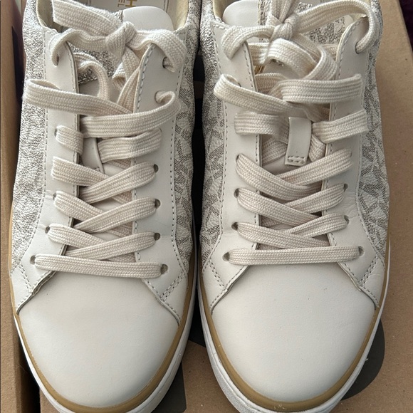 Michael Kors White and Gray Sneakers - Picture 3 of 10